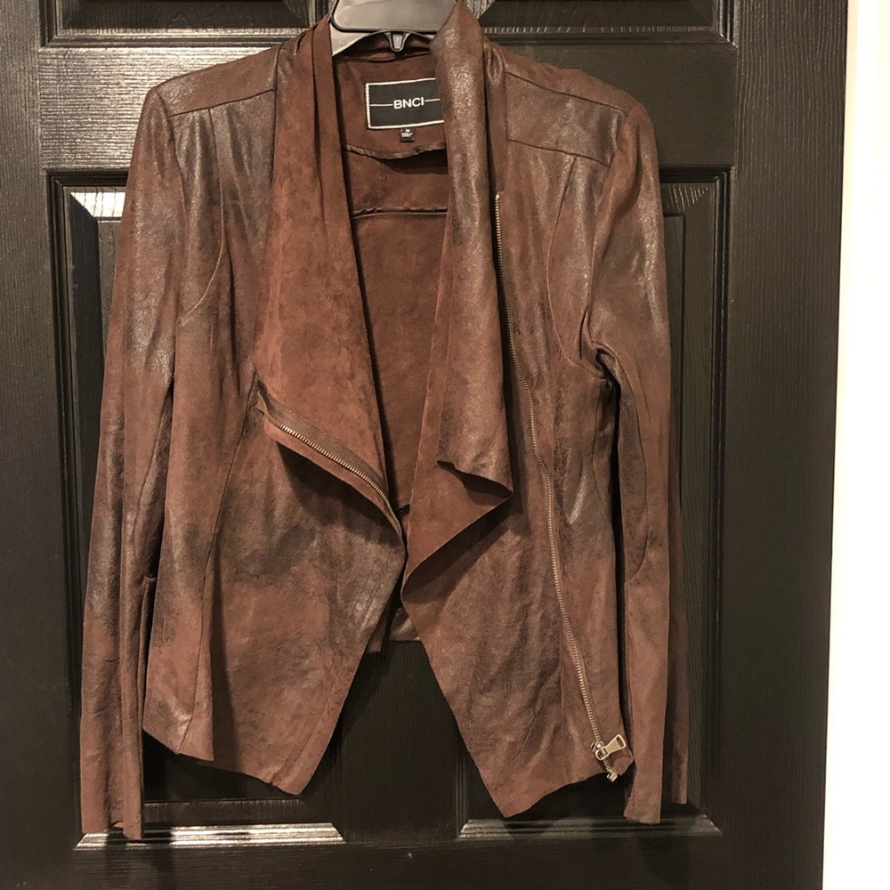 Blanc Noir BNCI faux suede brown jacket